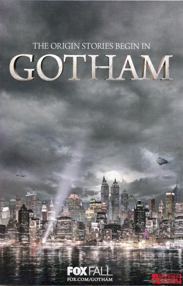 La locandina originale di Gotham del canale Fox