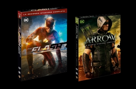 DVD ed il Blu-ray Arrow – La Quarta Stagione Completa e di The Flash – La Seconda Stagione Completa